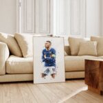 Frankreich Fußball Poster · Geschenkidee · Aquarell Sport Wandbild · Deko Print ohne Rahmen - Image 5