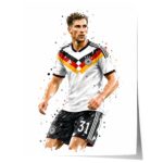 Deutschland Fussball Poster · Geschenkidee · Aquarell Sport Wandbild · Deko Print ohne Rahmen - Image 6