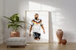 Deutschland Fussball Poster · Geschenkidee · Aquarell Sport Wandbild · Deko Print ohne Rahmen - Image 2