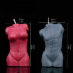 Naked Couple Statue Low Temperature Aromatherapy Candle Set - Image 3