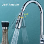New 3-Mode Swivel Kitchen Faucet Bubbler