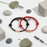 Personalized Magnetic Couple Bracelets – Custom Name Letter Matching Set - Image 11