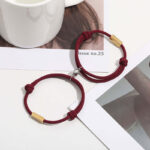Personalized Magnetic Couple Bracelets – Custom Name Letter Matching Set - Image 13