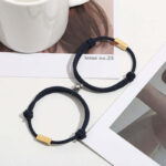 Personalized Magnetic Couple Bracelets – Custom Name Letter Matching Set - Image 14