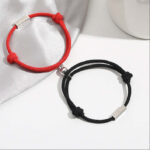 Personalized Magnetic Couple Bracelets – Custom Name Letter Matching Set - Image 15