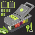 Pressed 14-piece Vegetable Cutter Kit - Image 6