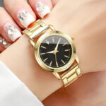 Couple Quartz Gold Watches Set - Image 4