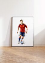 Spanien Fussball Poster · Geschenkidee · Aquarell Sport Wandbild · Deko Print ohne Rahmen - Image 4