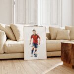Spanien Fussball Poster · Geschenkidee · Aquarell Sport Wandbild · Deko Print ohne Rahmen - Image 5