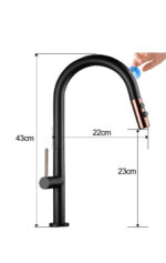Touch-sensitive Copper Kitchen Faucet - Image 6