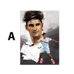 Poster Tennis Spieler Roger Federer · Geschenkidee · Deko Print ohne Rahmen - Image 8