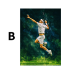 Poster Tennis Spieler Roger Federer · Geschenkidee · Deko Print ohne Rahmen - Image 17