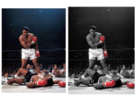 Poster Boxer Muhammad Ali Größter aller Zeiten in verschiedenen Farben als Deko Print ohne Rahmen