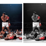 Poster Boxer Muhammad Ali Größter aller Zeiten in verschiedenen Farben als Deko Print ohne Rahmen