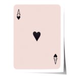 Ace of Hearts Poster · Black Minimal Playing Card Design · Elegant Neutral Wall Art · Modern Typography Print · Moderne Wandkunst · Print ohne Rahmen - Image 15