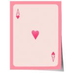 Ace of Hearts Poster · Minimal Playing Card Design · Pink Aesthetic Wall Art · Modern Love Symbol Print · Moderne Wandkunst · Print ohne Rahmen - Image 18