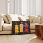 Basketball Legends Trio Poster · Street Art Illustration · Pop Art Sport Design · Urban Athlete Artwork · Moderne Wandkunst · Print ohne Rahmen - Image 4