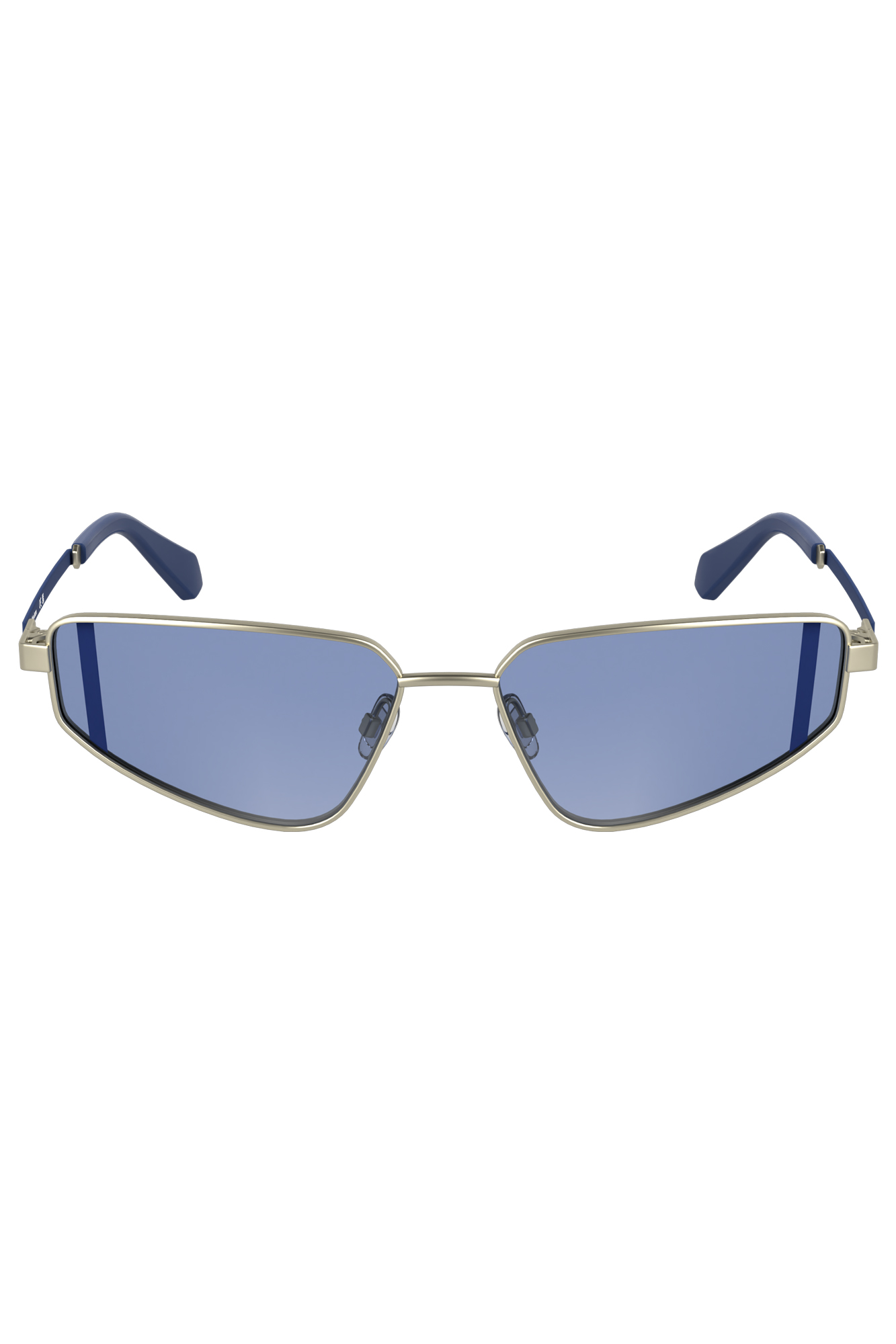 calvinkleinocchialedasoledonnaargento_1.jpg CALVIN KLEIN WOMEN'S SUNGLASSES SILVER - Image 1
