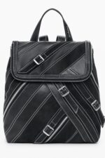 DESIGUAL WOMEN'S BLACK BACKPACK