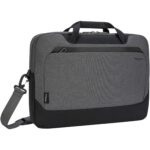 Targus Cypress 15.6” Briefcase with EcoSmart Laptop Bag (Grey)
