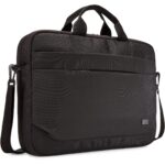 Case Logic Advantage 15.6 Attache Laptop Bag (Black, ADVA-116-Black)