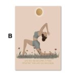 Yoga Manifestieren Poster · Geschenkidee · Positive Gedanken · Deko Print ohne Bilderrahmen - Image 19