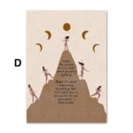 Yoga Manifestieren Poster · Geschenkidee · Positive Gedanken · Deko Print ohne Bilderrahmen - Image 28