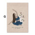 Yoga Manifestieren Poster · Geschenkidee · Positive Gedanken · Deko Print ohne Bilderrahmen - Image 49
