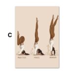 Yoga Manifestieren Poster · Geschenkidee · Positive Gedanken · Deko Print ohne Bilderrahmen - Image 21