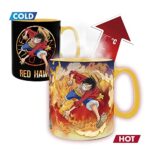 One Piece Luffy Red Hawk Magic Mug - Image 2