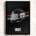 Poster Formel 1 Helm Rennfahrer Name Unterschrift · Deko Print ohne Rahmen - Image 26