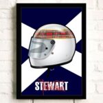 Poster Formel 1 Helm Rennfahrer Name Unterschrift · Deko Print ohne Rahmen - Image 31