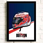 Poster Formel 1 Helm Rennfahrer Name Unterschrift · Deko Print ohne Rahmen - Image 47
