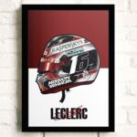 Poster Formel 1 Helm Rennfahrer Name Unterschrift · Deko Print ohne Rahmen - Image 7