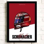 Poster Formel 1 Helm Rennfahrer Name Unterschrift · Deko Print ohne Rahmen - Image 56