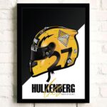 Poster Formel 1 Helm Rennfahrer Name Unterschrift · Deko Print ohne Rahmen - Image 33