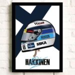 Poster Formel 1 Helm Rennfahrer Name Unterschrift · Deko Print ohne Rahmen - Image 5