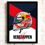 Poster Formel 1 Helm Rennfahrer Name Unterschrift · Deko Print ohne Rahmen - Image 18