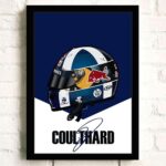 Poster Formel 1 Helm Rennfahrer Name Unterschrift · Deko Print ohne Rahmen - Image 37