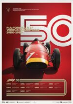 Poster Formel 1 Jahrzehnte Rennwagen Chronologie Legenden · Deko Print ohne Rahmen - Image 10