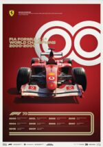 Poster Formel 1 Jahrzehnte Rennwagen Chronologie Legenden · Deko Print ohne Rahmen - Image 41