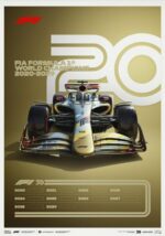 Poster Formel 1 Jahrzehnte Rennwagen Chronologie Legenden · Deko Print ohne Rahmen - Image 50