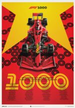 Poster Formel 1 Jahrzehnte Rennwagen Chronologie Legenden · Deko Print ohne Rahmen - Image 55