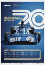 Poster Formel 1 Jahrzehnte Rennwagen Chronologie Legenden · Deko Print ohne Rahmen - Image 19