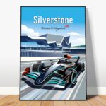 Poster Formel 1 Länder Städte Rennstrecke Rennfahrer Rennwagen · Deko Print ohne Rahmen