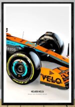 Poster Formel 1 Rennwagen Grand Prix Rennfahrer Namen Wagen Nummer ·  Deko Print ohne Rahmen - Image 27