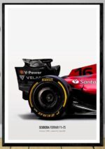 Poster Formel 1 Rennwagen Grand Prix Rennfahrer Namen Wagen Nummer ·  Deko Print ohne Rahmen - Image 20