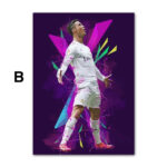 Poster Fußball Christiano Ronaldo Jubel mit Pokal als Deko Print ohne Rahmen - Image 11