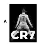 Poster Fußball Christiano Ronaldo Jubel mit Pokal als Deko Print ohne Rahmen - Image 7