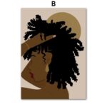 Poster Hip Hop Schmuck Mode | Schwarz Mädchen · Bilder Wohnzimmer | Wandbilder Schlafzimmer | Deko Print ohne Rahmen | Bilder  Kunstdruck - Image 15